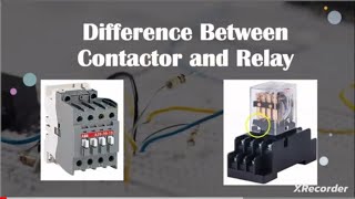 Difference Between Contactors and Relays [upl. by Letsyrc]