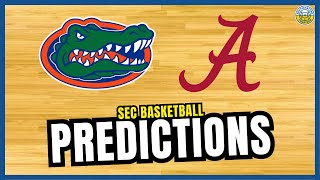 Florida vs Alabama PREDICTION  2024 SEC Basketball Predictions [upl. by Chang]