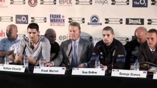 UNCUT  NATHAN CLEVERLY V TONY BELLEW O2 PRESS CONFERENCE FOR iFILM LONDON [upl. by Hyman]