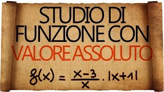 Studio di Funzione con Valore Assoluto  Esercizio Svolto [upl. by Eutnoj]