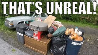 I FOUND ALL OF THIS IN THE TRASH Garbage Day Picking [upl. by Imogene]