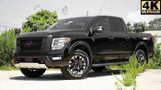 2022 Nissan Titan PRO4X Review  A Beast with a BestInClass Warranty [upl. by Tebzil]