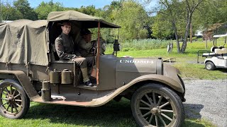 US 1918 Dodge Brothers light utility truck  Old Rhinebeck Aerodrome Airshow [upl. by Maice499]