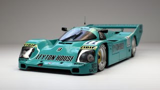 Building a Scale Model Hasegawa Leyton House Porsche 962C [upl. by Picco]