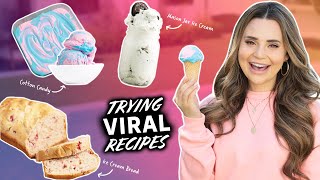 I Tested VIRAL Ice Cream TIKTOK RECIPES To See If They Work  Part 5 [upl. by Blackstock727]