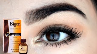 DIY CEJAS CON HENNA PERFECTAS HASTA POR 7 DÍAS PASO A PASO  MUY FÁCIL Meligoblue [upl. by Htaras]