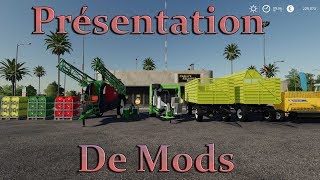 XBOX  PC  PS4  FS19  Présentation de Mods [upl. by Diehl]