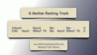 G Aeolian Mode Backing Track [upl. by Aicenod]