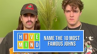 Guessing The 10 Most Famous Johns [upl. by Iarahs314]