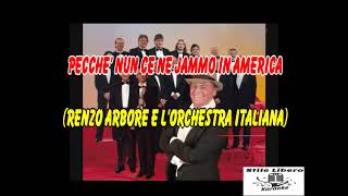 KARAOKE PECCHE NUN CE NE JAMM IN AMERICA CON CORI ORIGINALI  RENZO ARBORE E LORCHESTRA ITALIANA [upl. by Aihsatal]