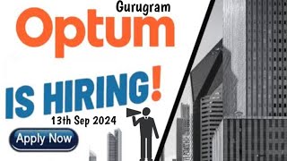 OPTUM IS HIRING clinicalinvestigator gurugramoptum MNC job 2024 [upl. by Burkley]