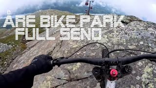 Åre Bike Park 🇸🇪 Top to Bottom Downhill MTB  Black Trails New Jump Line [upl. by Strephonn]