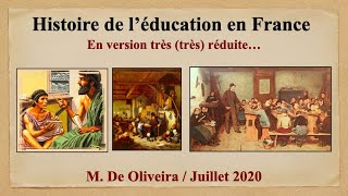 Histoire de léducation en France  en version très réduite [upl. by Eitisahc]