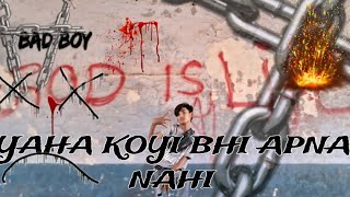 YAHA KOYI BHI APNA NAHI OFFICIAL VIDEO SONGviral mcstan rapnocopyright MCSTANOFFICIAL666 [upl. by Gerdeen866]