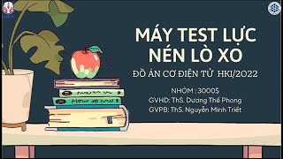 ĐỒ ÁN CƠ ĐIỆN TỬ  KHÓA 19  HKI20222023 [upl. by Akemad]