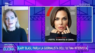 Ilary Blasi quotVorrei invitare Totti a cenaquot  La Volta Buona 26012024 [upl. by Brigitte]