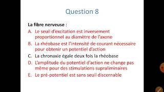 Cellule excitable Dr DRICHE Neurophysiologie [upl. by Dwight]