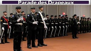 En vidéo  Défilé des drapeaux de différents pays participants à la CAN 2017 [upl. by Bullion]