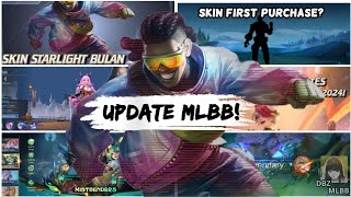 Update MLBB Hari Ini Bocoran Skin Starlight Januari  Skin First Purchase S31 amp Lainnya [upl. by Bachman]