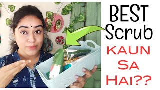 Best Scrub kaun sa hai best face scrub for all skin typesoily skin❤❤ [upl. by Riane245]