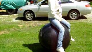 24 inch black hoppity hop ball [upl. by Gamali]