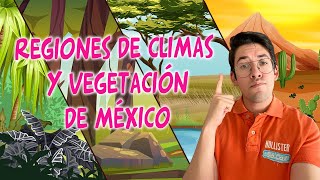 Regiones de CLIMAS y VEGETACIÓN de MÉXICO [upl. by Bendick194]