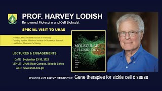 Prof Lodish molecular cell biology webinar at UHASGhana September 2023 [upl. by Lila]