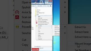 How to Mount ISO Image Using Poweriso in Windows  Mount ISO Image file in PowerISO [upl. by Adamson]