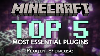 Top 5 MOST Essential Minecraft Plugins 120 [upl. by Schwitzer]