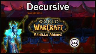 UD  Decursive addon vanilla wow [upl. by Fakieh]