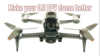 5 Upgrades for your DJI FPV Drone  shorts [upl. by Ardis520]