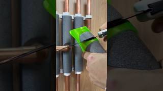 How to lag copper pipes like a pro asmr asmrsounds diy howto subscribe youtubeshorts tools [upl. by Cele]