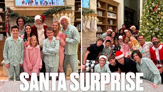 FULL BINGHAM FAMILY CHRISTMAS SECRET SANTA REVEAL AND GIFT EXCHANGE WITH SURPRISE VIST FROM SANTA [upl. by Attwood]