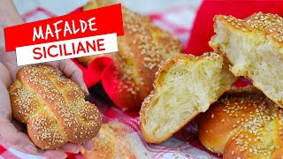 Mafalde siciliane ricetta del pane tipico siciliano [upl. by Hebrew]