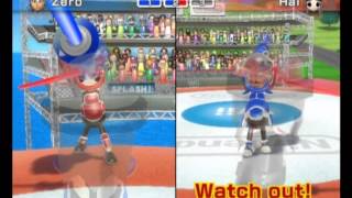 Wii Sports Resort Sword Play ZeroZero amp Ken vs TripleJJJJ amp Ricky amp HaiEllio [upl. by Asalocin]