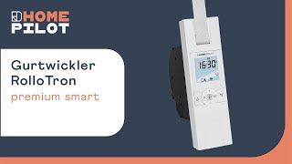 Gurtwickler RolloTron premium smart  per App bedienbar [upl. by Swinton]