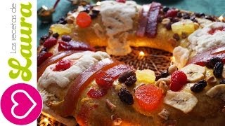 Rosca de Reyes Receta fácil con relleno [upl. by Buckels]