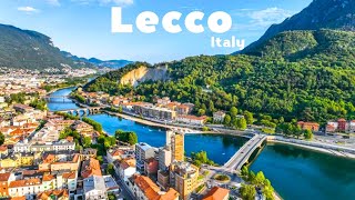 4K  Lecco Walking Tour  Specific Attractions of Lecco lake Como [upl. by Eniamrehs]