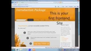 Xampp CMS How to install typo3 introduction package in xampp [upl. by Lalage]