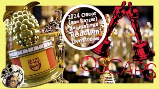 2024 Oscar and Razzie Nominations Reaction Livestream [upl. by Oibirot]