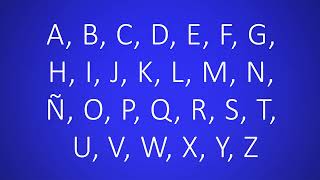 Repeat with me The SPANISH ALPHABET 🗣️ Spanish PRONUNCIATION from Spain  Real Voice Native Speaker [upl. by Anelis]