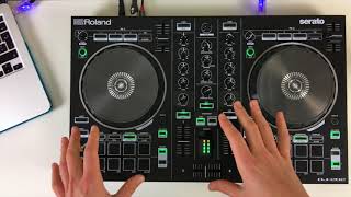 Roland DJ 202  Review amp Demo  Serato DJ Lite Controller [upl. by Kidd]