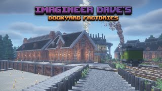 Minecraft create mod  Dockyard factories  timelapse [upl. by Sitoeht]