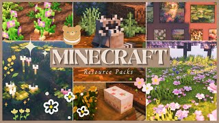 Top 10 Most Beautiful Resourcepacks 🍃  Minecraft Texturepack Review [upl. by Gridley]