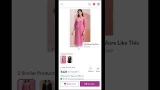 Meesho pink kurtis meeshomeeshokurtismeeshoclothingmeeshokurtishaulMeeshoPinkkurtitrendy [upl. by Adolphus]