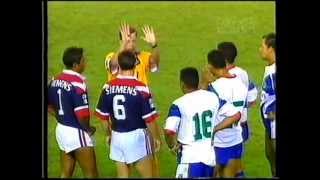 1999 NRL  Warriors vs Roosters schuffle amp fight [upl. by Croft]