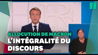 Retrouvez lintégrale du discours de Macron du 9 novembre 2021 [upl. by Yllatan]