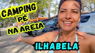 CAMPING PÉ NA AREIA CASTELHANOS  ILHABELA [upl. by Pascale]