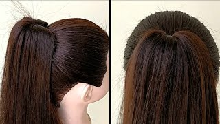 Beautiful Ponytail Hairstyle For Long Hair  High Ponytail For Girls [upl. by Odille957]