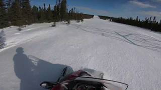 Riding the 2018 SkiDoo Expedition SWT in Labrador [upl. by Kele]